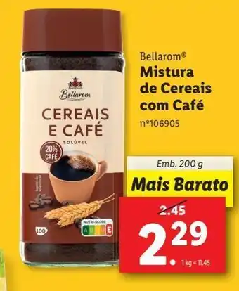 Lidl Café solúvel bellarom promoção