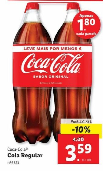 Lidl Coca cola promoção