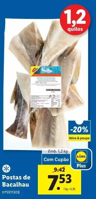 Lidl Bacalhau promoção