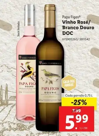 Lidl Vinhos papa figos promoção