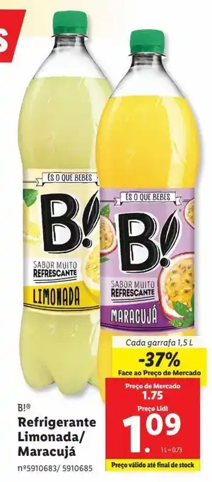 Lidl Refrescos b! promoção