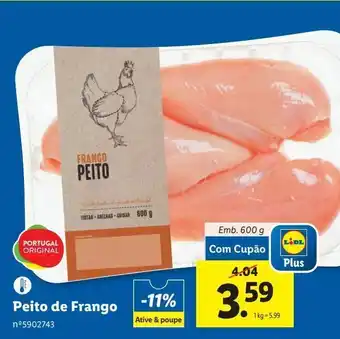 Lidl Peito de frango promoção