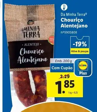 Lidl Chouriço promoção