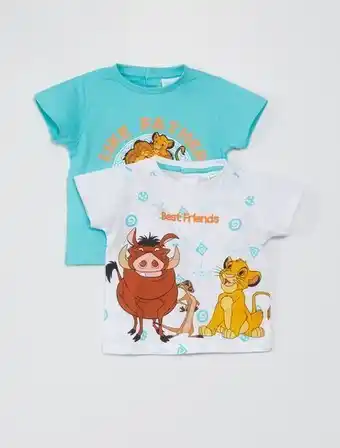 Kiabi Lote de 2 t-shirts 'disney' promoção