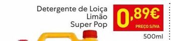 Recheio Detergente lavalouça super pop promoção