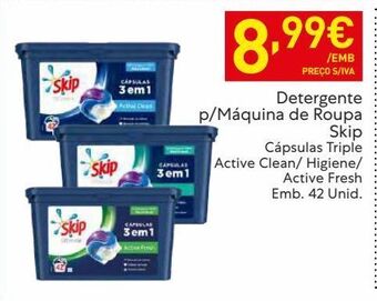 Recheio Detergente skip promoção