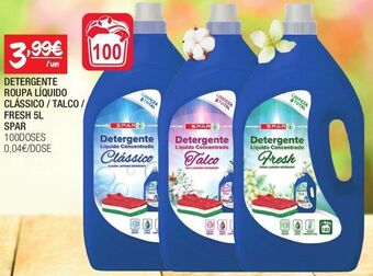Spar Detergente líquido spar promoção