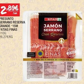 Spar Presunto spar promoção