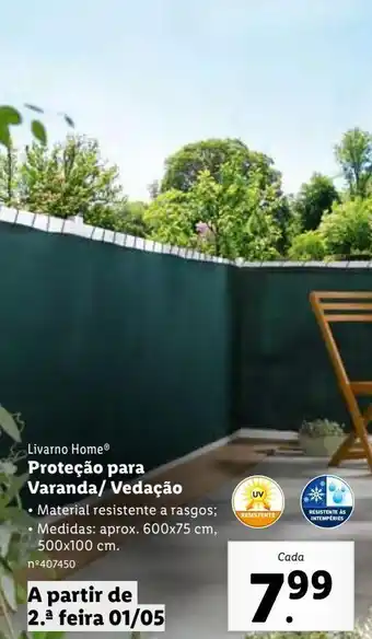 Lidl Vedações jardim promoção
