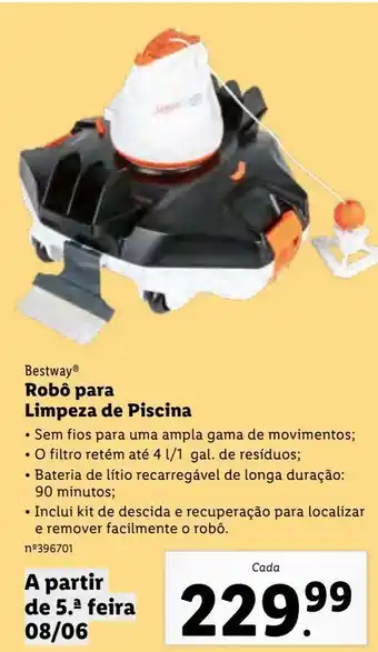 Lidl Robot de limpeza bestway promoção