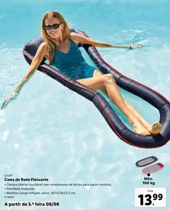 Lidl Cama para praia crivit promoção