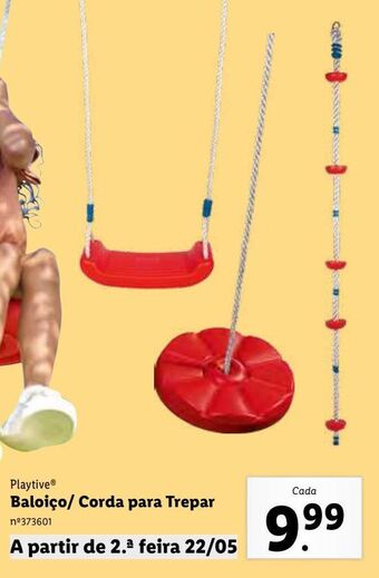 Lidl Baloiços playtive promoção