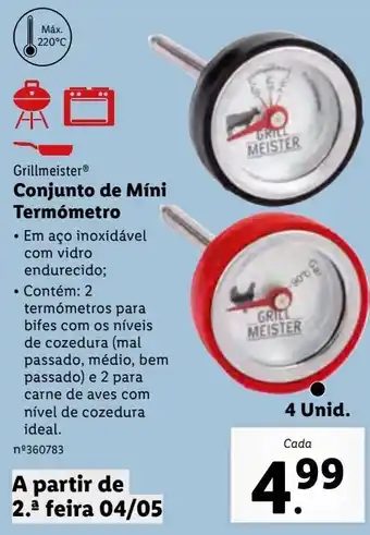 Lidl Termómetro promoção