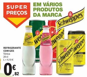 E.Leclerc Refrescos schweppes promoção