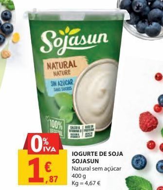 E.Leclerc Iogurte de soja sojasun promoção
