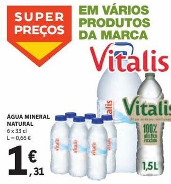 E.Leclerc Água vitalis promoção