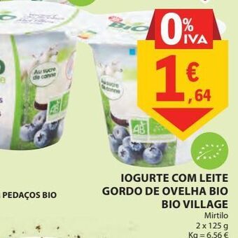 E.Leclerc Iogurte bio village promoção