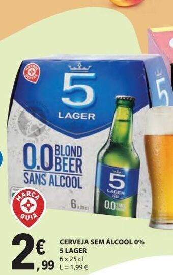 E.Leclerc Cerveja sem álcool promoção