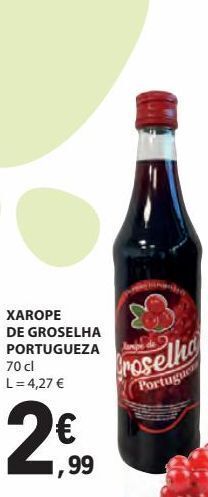 E.Leclerc Xarope de sobremesa promoção
