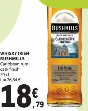 E.Leclerc Uísque bushmills promoção