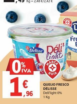 E.Leclerc Queijo fresco delisse promoção