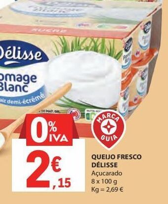 E.Leclerc Queijo fresco delisse promoção
