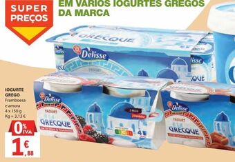 E.Leclerc Iogurte grego delisse promoção