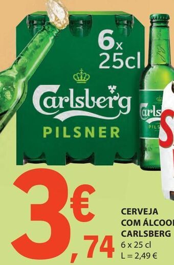 E.Leclerc Cerveja carlsberg promoção