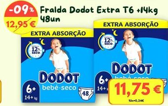 Ponto Fresco Fraldas dodot promoção