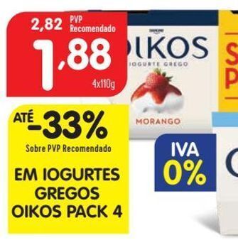 Minipreço Iogurte grego oikos promoção