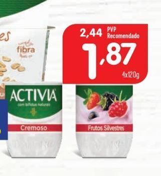 Minipreço Iogurte activia promoção