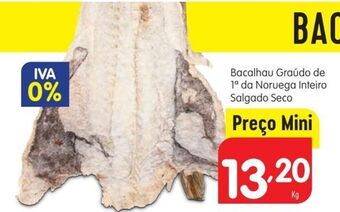 Minipreço Bacalhau promoção