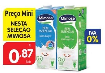 Minipreço Leite mimosa promoção