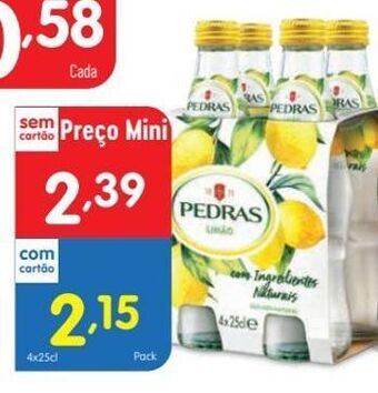 Minipreço Água pedras promoção