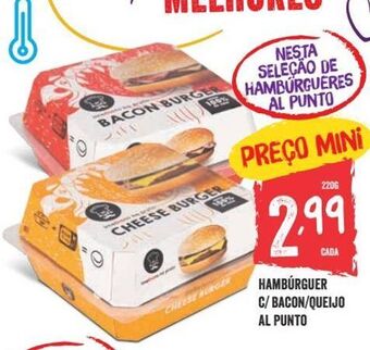 Minipreço Hambúrguer promoção