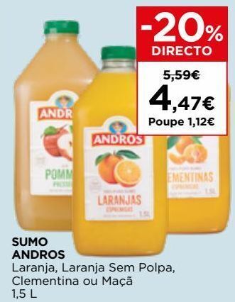 El Corte Inglés Sumo andros promoção