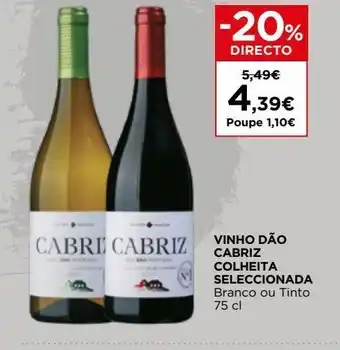 El Corte Inglés Vinhos cabriz promoção