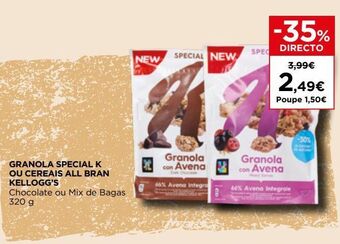 El Corte Inglés Cereais kellogg's promoção