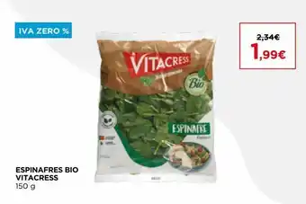 El Corte Inglés Espinafre vitacress promoção