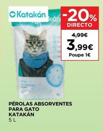 El Corte Inglés Areia para gato promoção