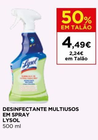 El Corte Inglés Desinfetante promoção