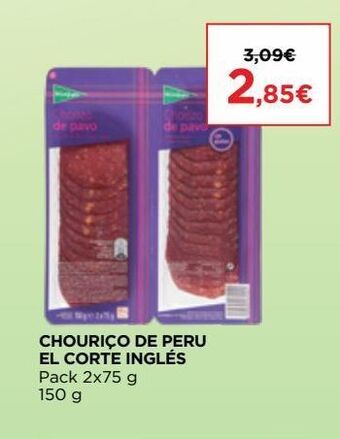 El Corte Inglés Chouriço el corte inglés promoção