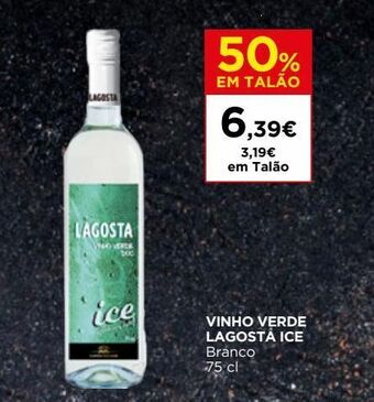 El Corte Inglés Vinho verde lagosta promoção