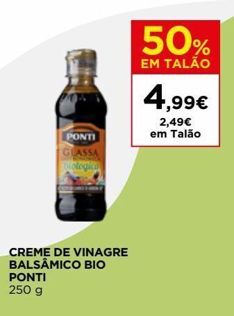 El Corte Inglés Vinagre balsâmico ponti promoção