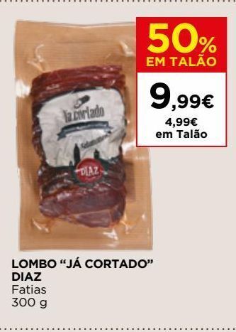 El Corte Inglés Lombo curado promoção