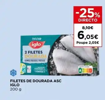 El Corte Inglés Dourada iglo promoção