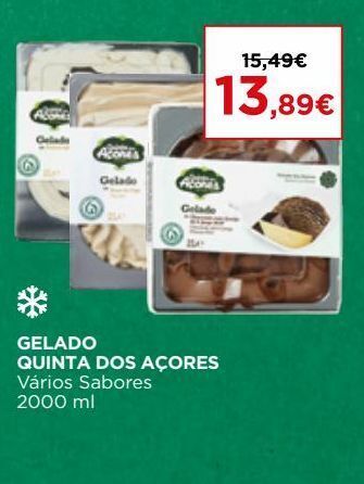 El Corte Inglés Gelados quinta dos açores promoção
