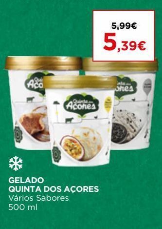 El Corte Inglés Gelados quinta dos açores promoção
