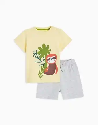 Conjunto t-shirt + calções, bebé menino, multicor