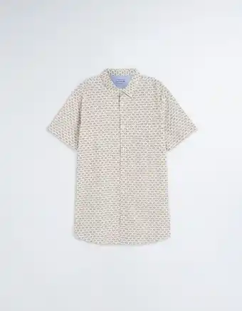 MO Camisa de manga curta estampada, homem, multicor promoção